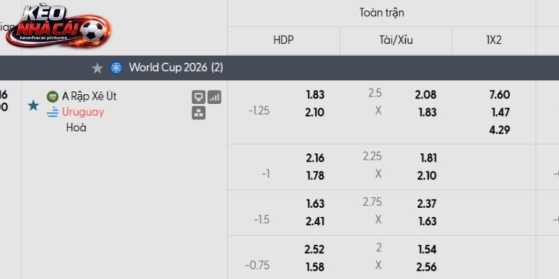 Soi kèo Saudi Arabia vs Uruguay qua tỷ lệ Soi kèo Saudi Arabia vs Uruguay qua tỷ lệ